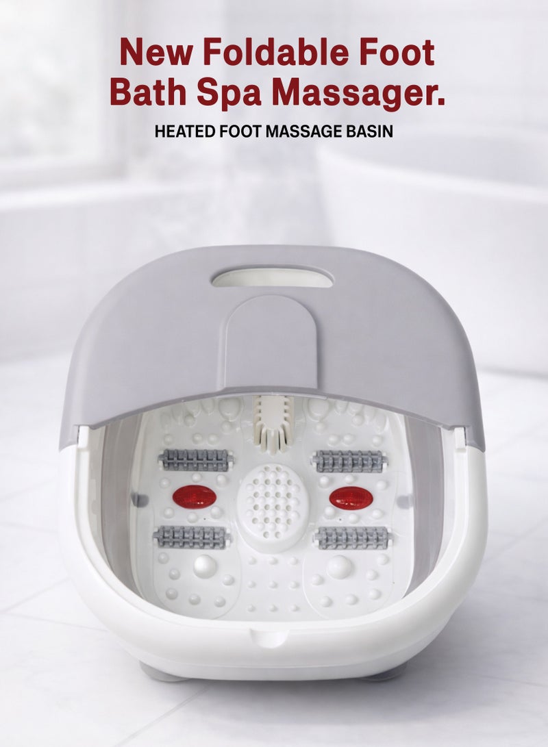 آلة تدليك القدمين الكهربائية دلو قابل للطي لحمام القدم - Image 1